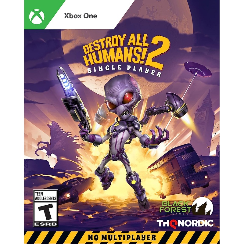 Destroy All Humans 2 Reprobed Single Player Xbox One Used