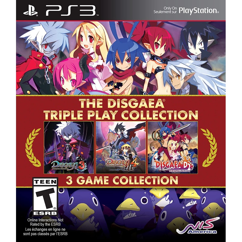 Disgaea Triple Play Collection (Tear in Shrink Wrap) PS3 New