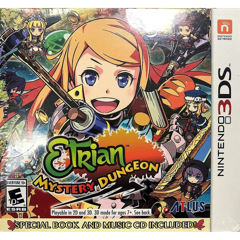 Etrian Mystery Dungeon Launch Edition 3DS Used
