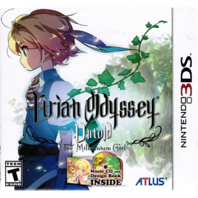Etrian Odyssey Untold The Millennium Girl Launch Edition 3DS Used