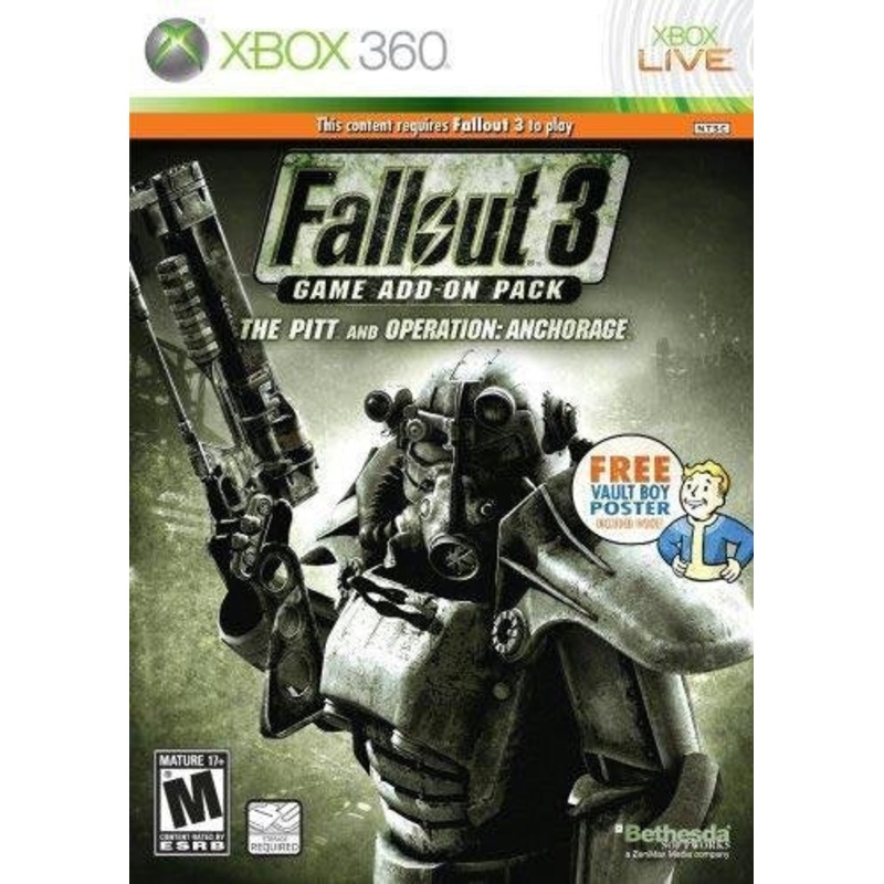 Fallout 3 Expansion Anchorage And Pitt DLC Only Game Required 360 New