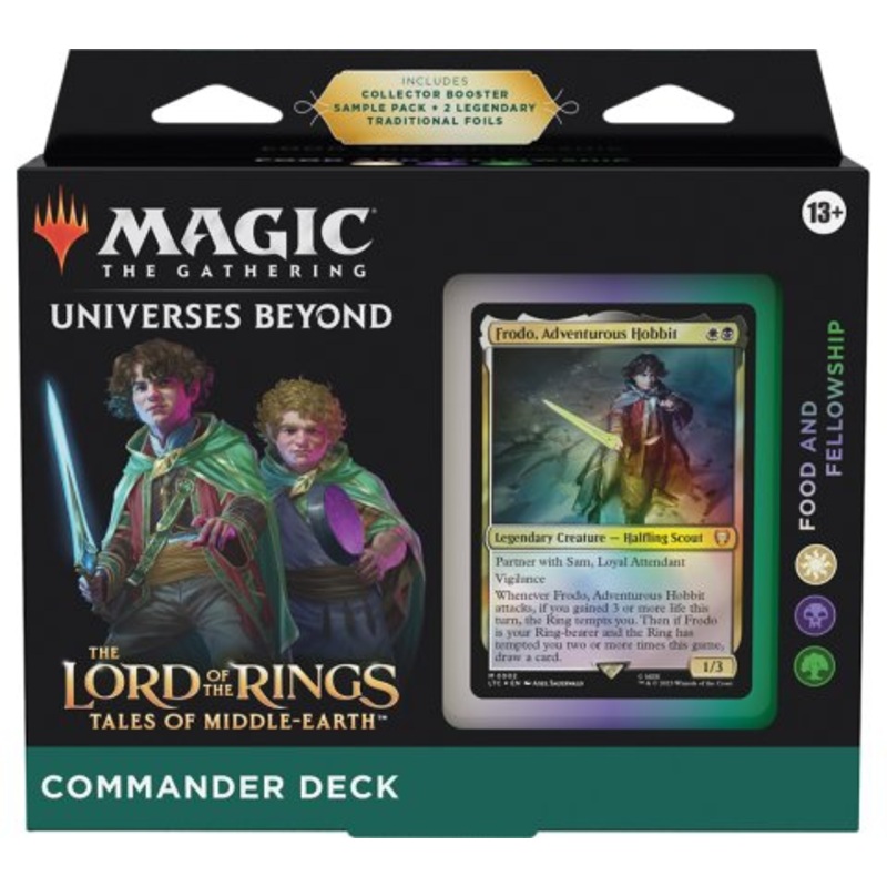 Magic Lord of the Rings Tales of Middle-Earth Food and Fellowship Commander Deck