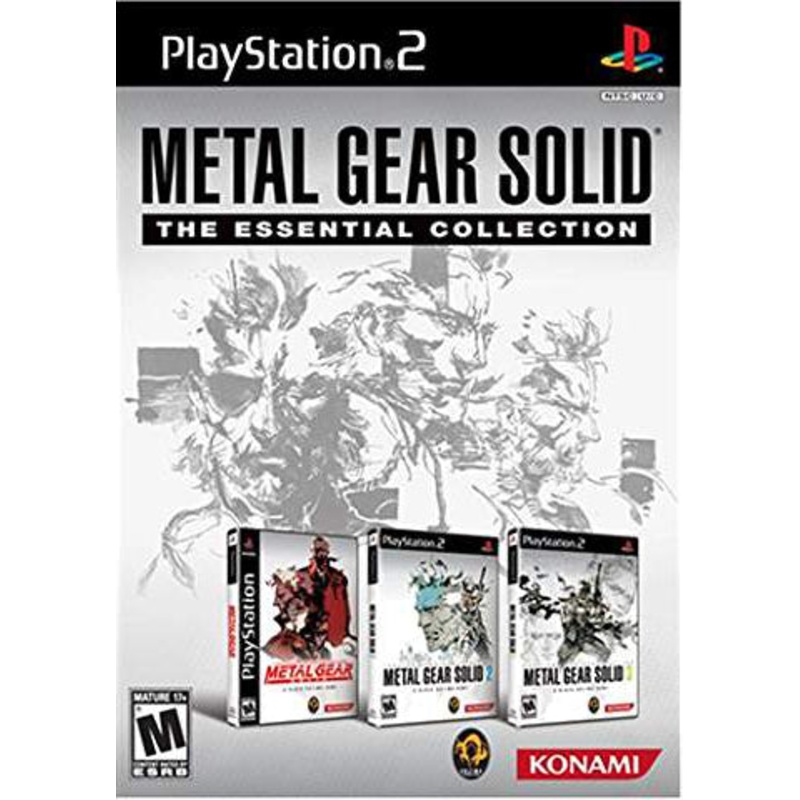 Metal Gear Solid Collection With Slip Cover Metal Gear Solid 1 2 and 3 PS2 Used