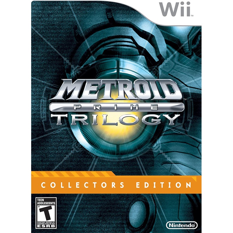 Metroid Prime Trilogy Steelbook Wii Used