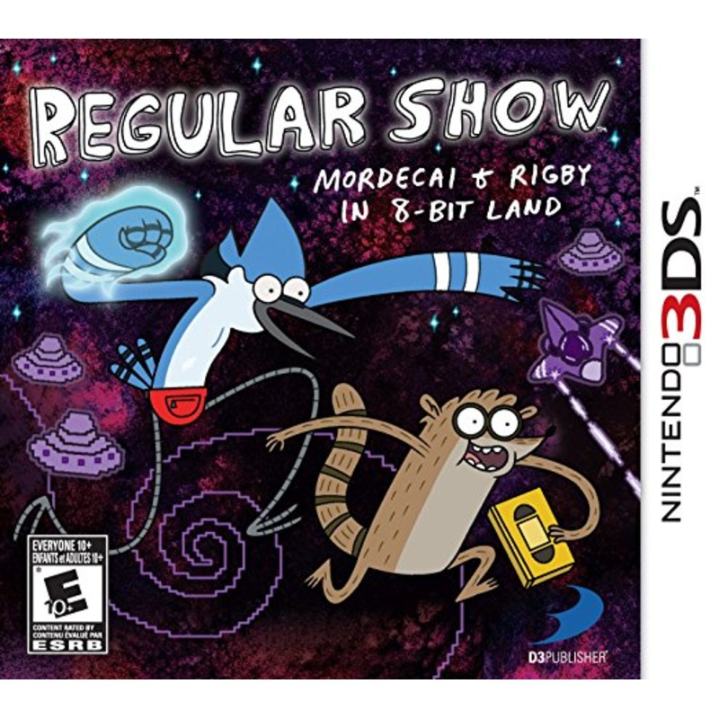 Regular Show Mordecai & Rigby In 8 bit Land 3DS Used
