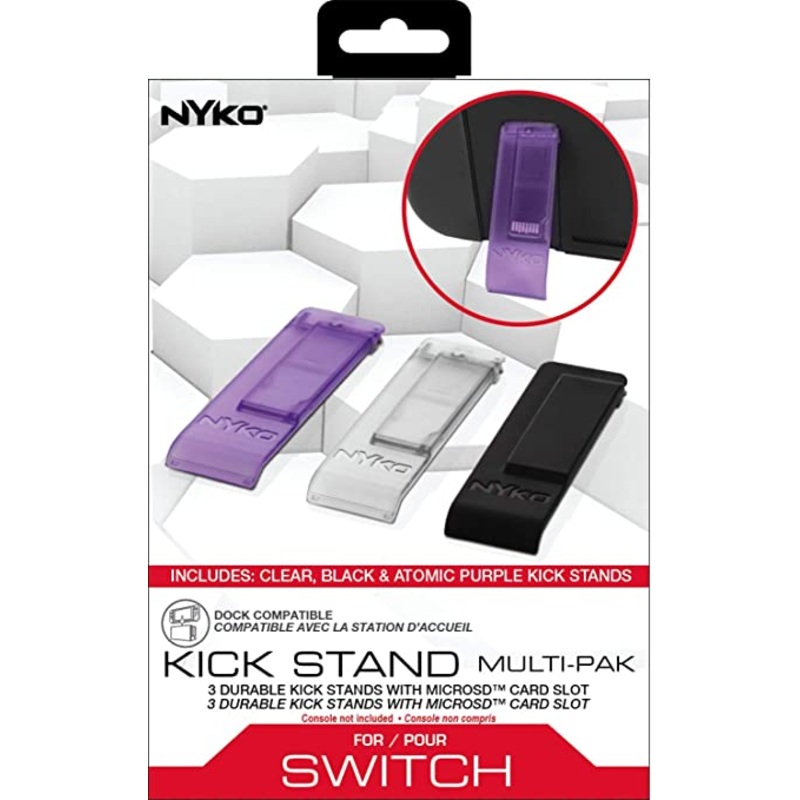 Switch Nyko Kick Stand Multi Pack New