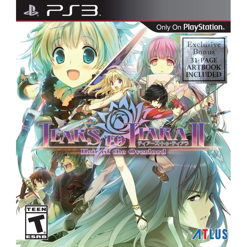 Tears To Tiara II Heir Of The Overlord With Artbook PS3 New