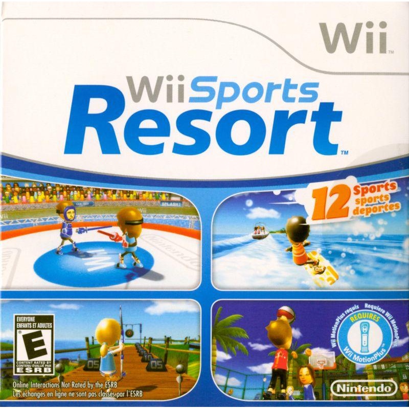 Wii Sports Resort Disc Only Motion Plus Required Wii Used