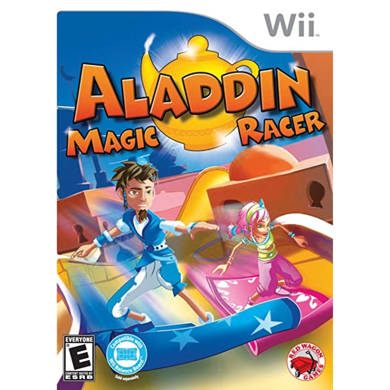 Aladdin Magic Racer Wii Used
