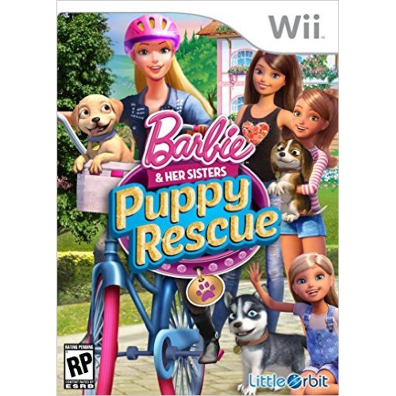 Barbie & Her Sisters Puppy Rescue Wii Used