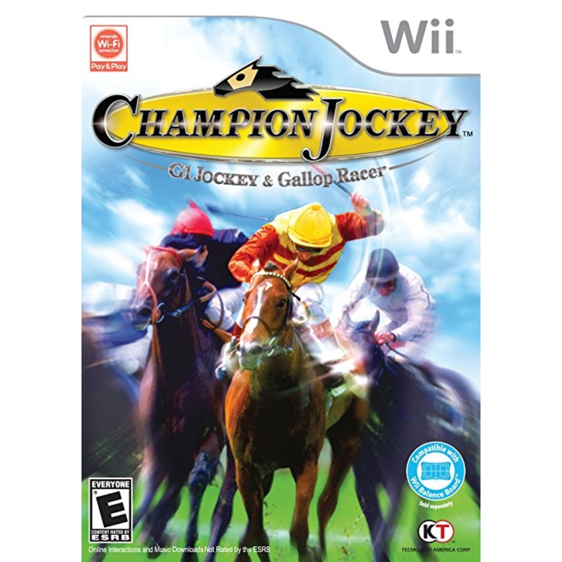 Champion Jockey G1 Jockey & Gallop Racer Wii Used