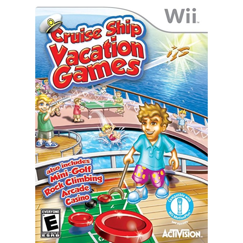 Cruise Ship Vacation Games Wii New
