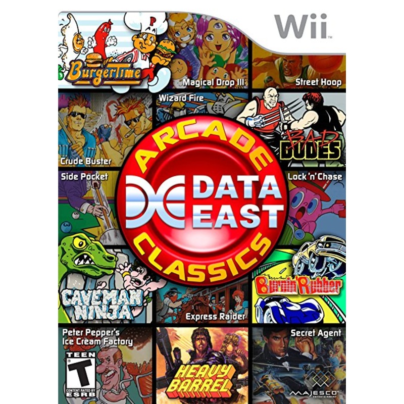 Data East Arcade Classics Wii Used