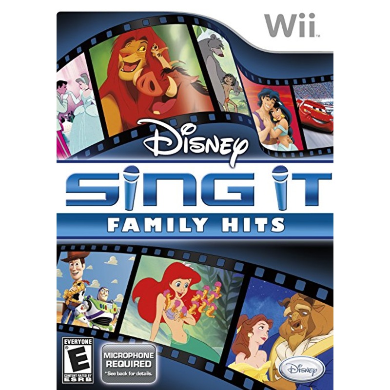 Disney Sing It Family Hits Game Only Mic Required Wii Used