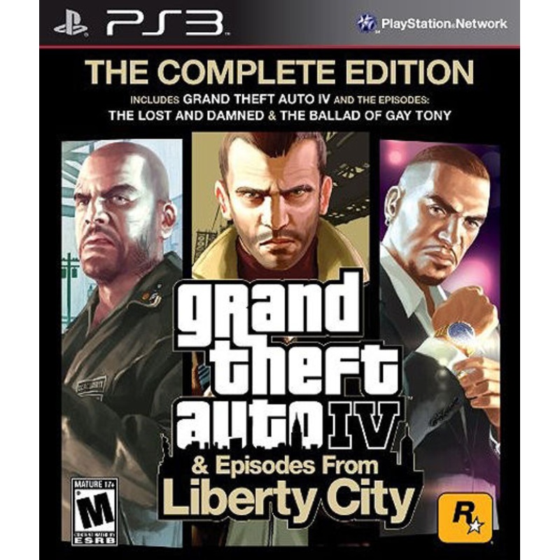 Grand Theft Auto IV & Episodes From Liberty City Complete Edition Black Label PS3 New