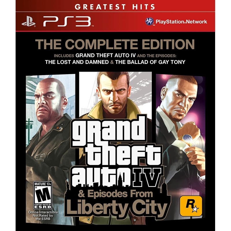 Grand Theft Auto IV & Episodes From Liberty City Complete Edition Greatest Hits PS3 New