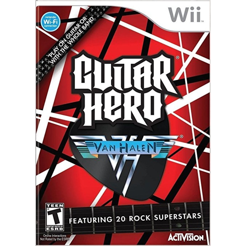 Guitar Hero Van Halen Game Only Instruments Required Wii Used