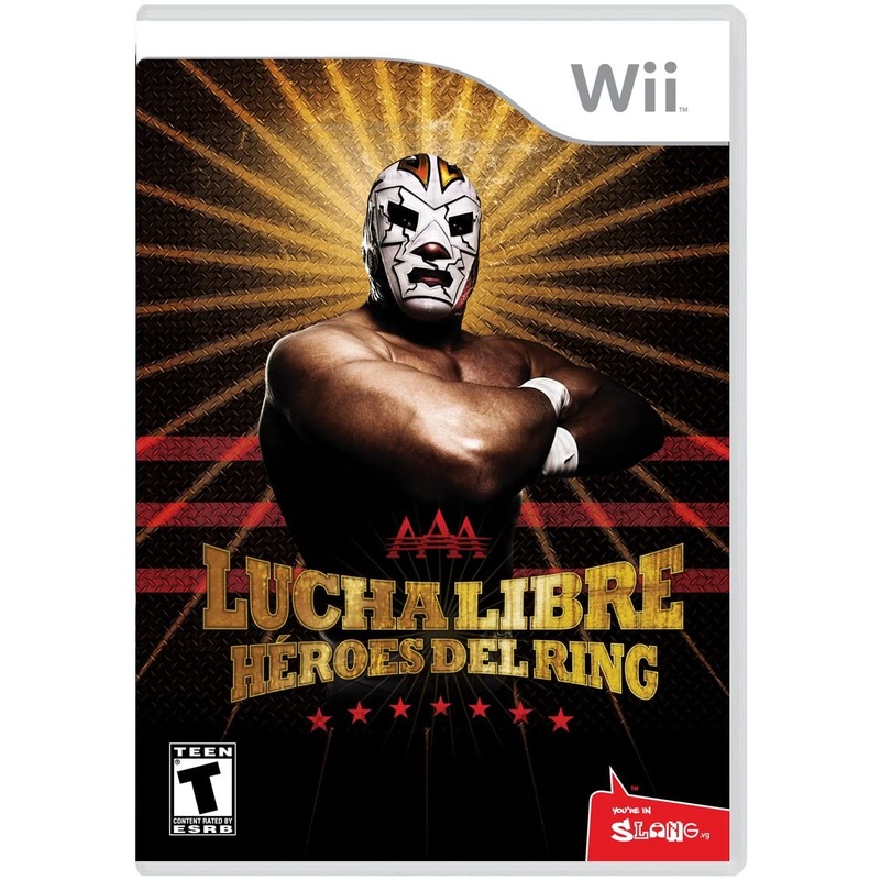 Lucha Libre AAA Heroes Del Ring Mexican Issue Wii Used