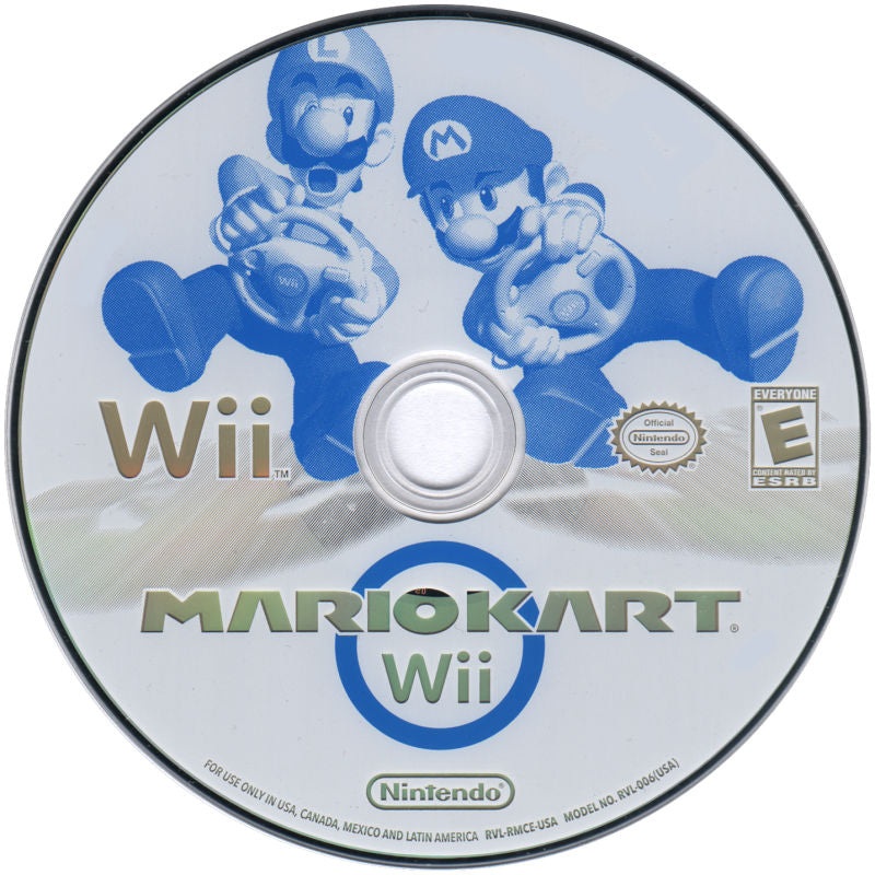 Mario Kart Wii Disc Only Used