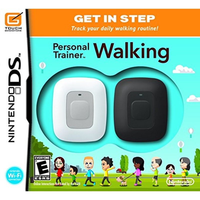Personal Trainer Walking With Pedometer DS New