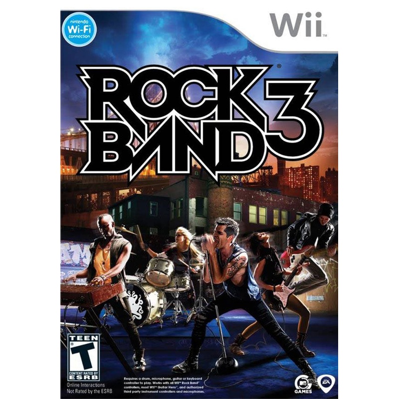 Rock Band 3 Instruments Required Wii Used