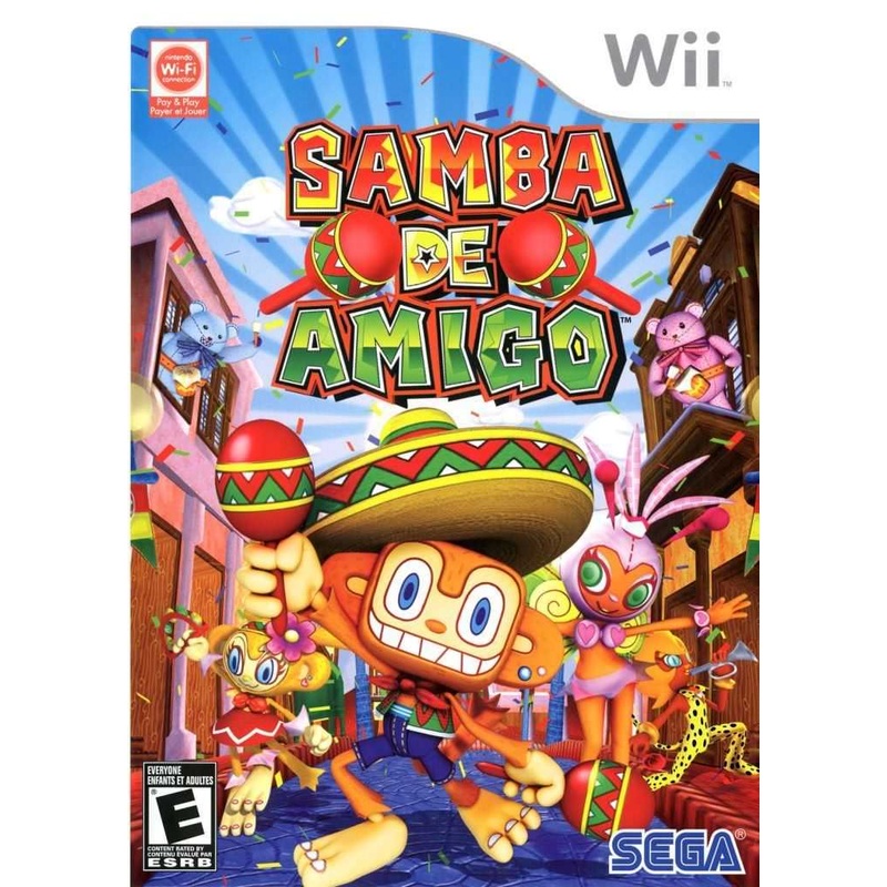 Samba De Amigo Game & Maraca Bundle Wii Used