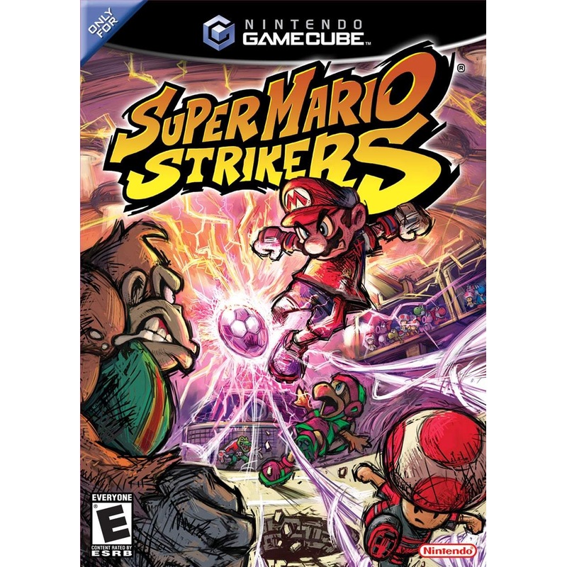 Super Mario Strikers With Manual GameCube Used