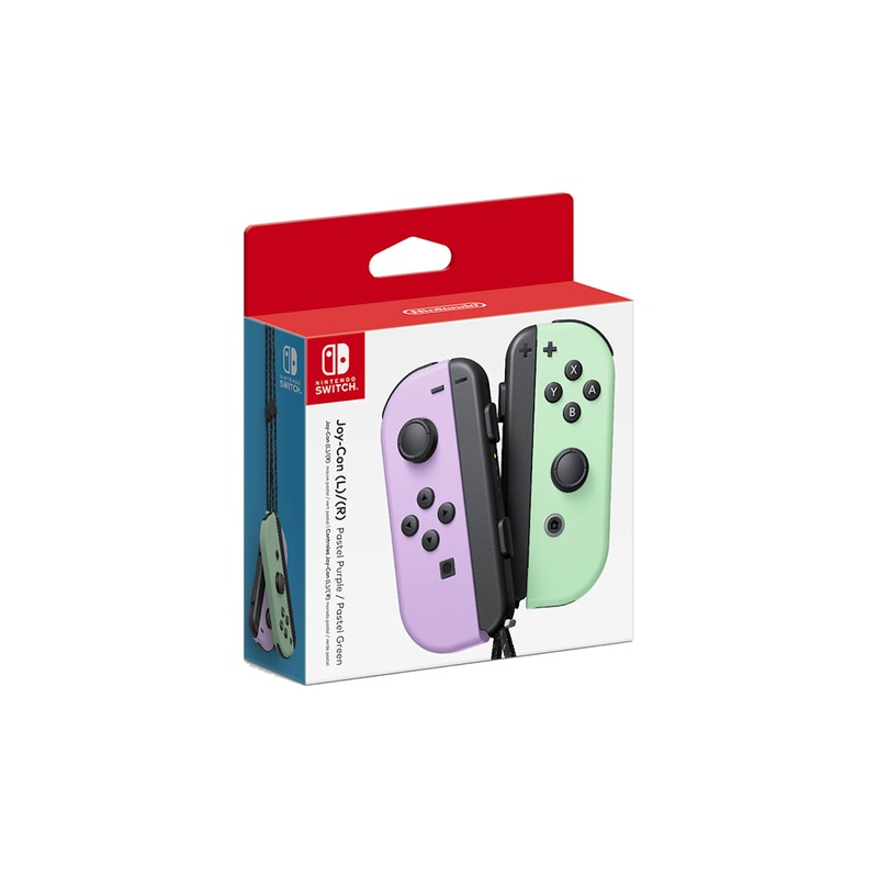 Switch Controller Wireless Nintendo Joy-Con L R Pastel Purple Pastel Green Set New