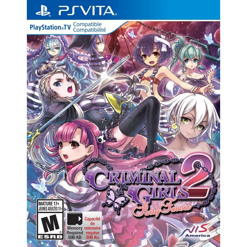 Criminal Girls 2 Party Favors PS Vita Used