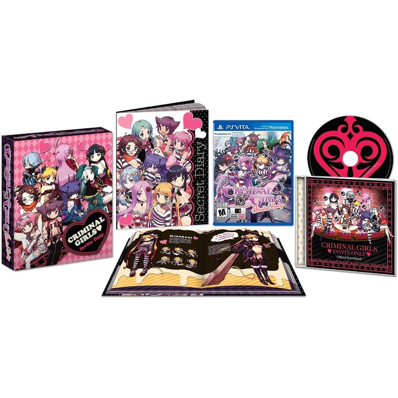 Criminal Girls Invite Only Limited Edition PS Vita Used