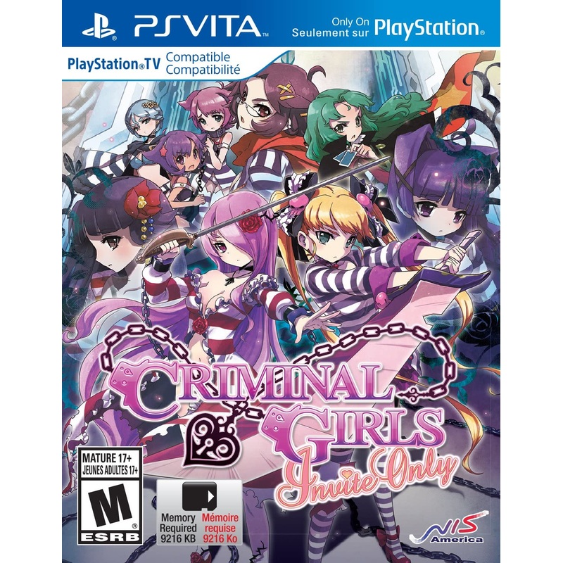 Criminal Girls Invite Only PS Vita Used Cartridge Only