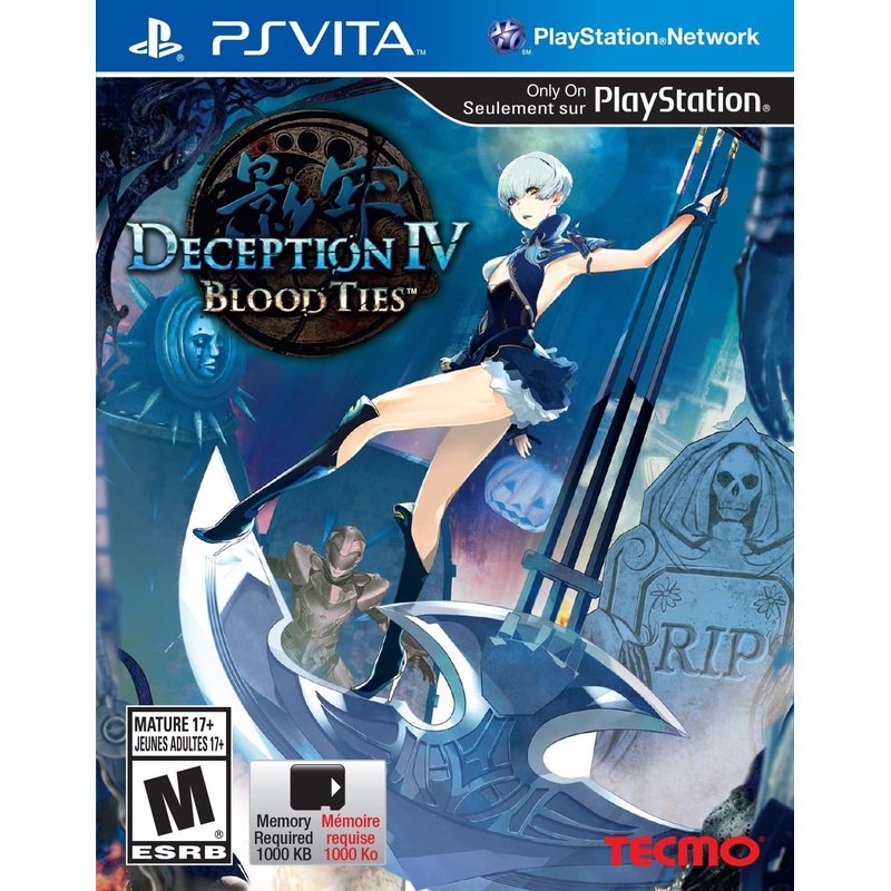 Deception IV Blood Ties PS Vita Used Cartridge Only