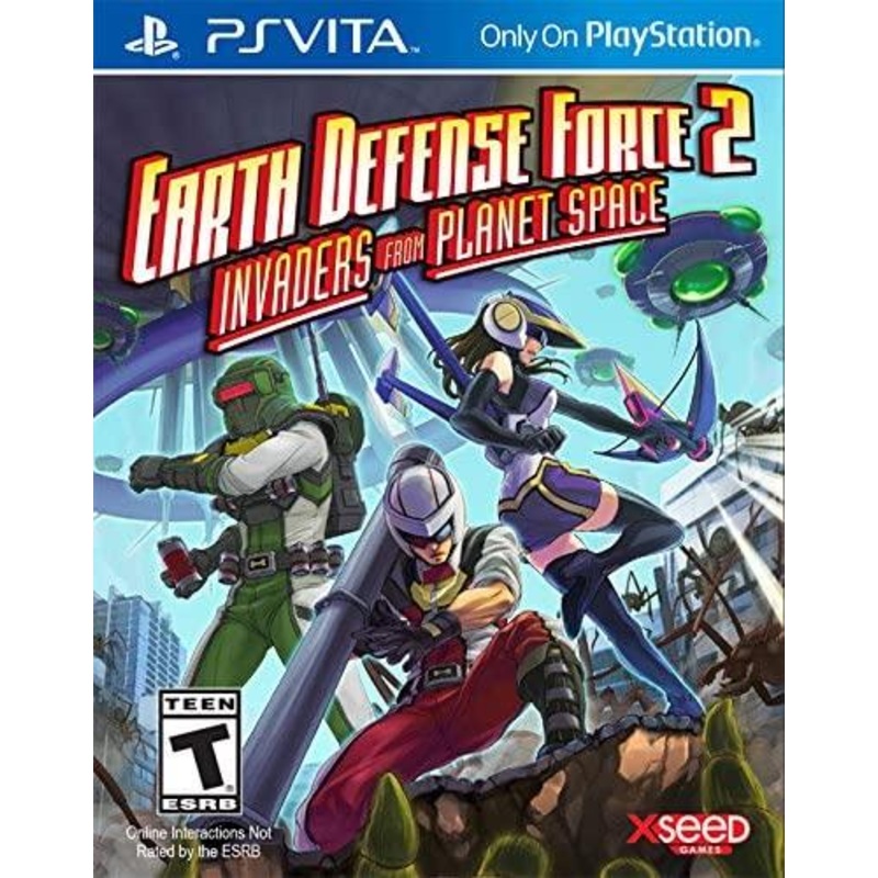 Earth Defense Force 2 Invaders From Planet Space PS Vita Used Cartridge Only