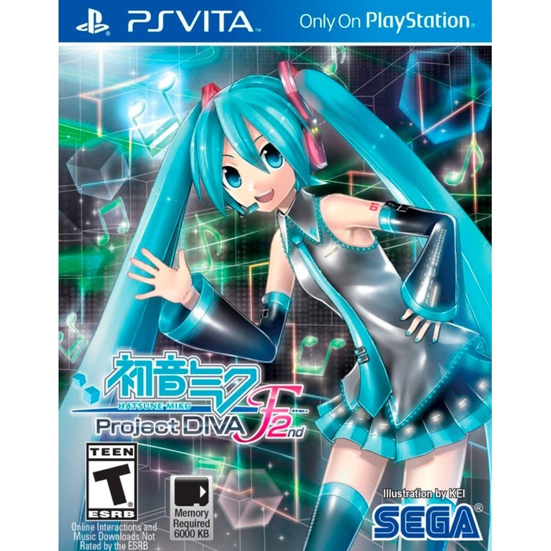 Hatsune Miku Project Diva F 2Nd PS Vita Used Cartridge Only