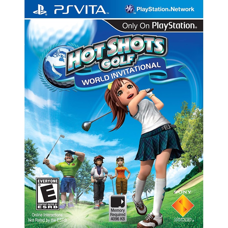 Hot Shots Golf World Invitational PS Vita Used Cartridge Only
