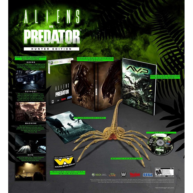 Aliens VS Predator Hunter Limited Edition 360 Used