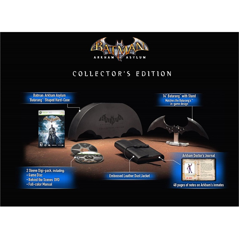 Batman Arkham Asylum Collectors Edition 360 Used