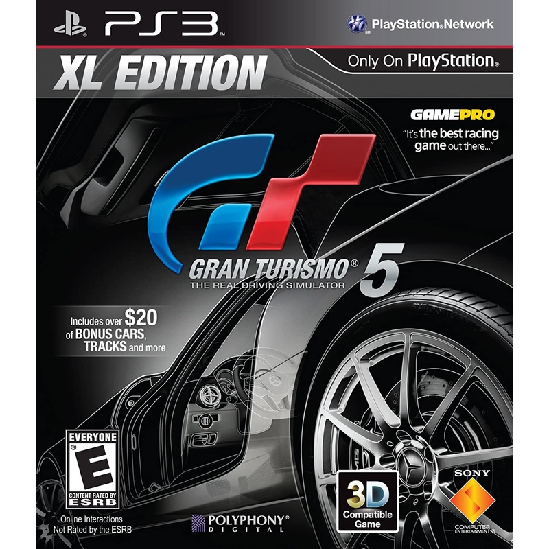 Gran Turismo 5 XL Edition in Cardboard Sleeve PS3 Used