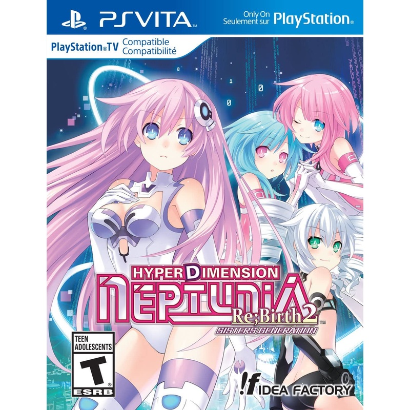 Hyperdimension Neptunia Rebirth 2 Sisters Generation PS Vita Used Cartridge Only
