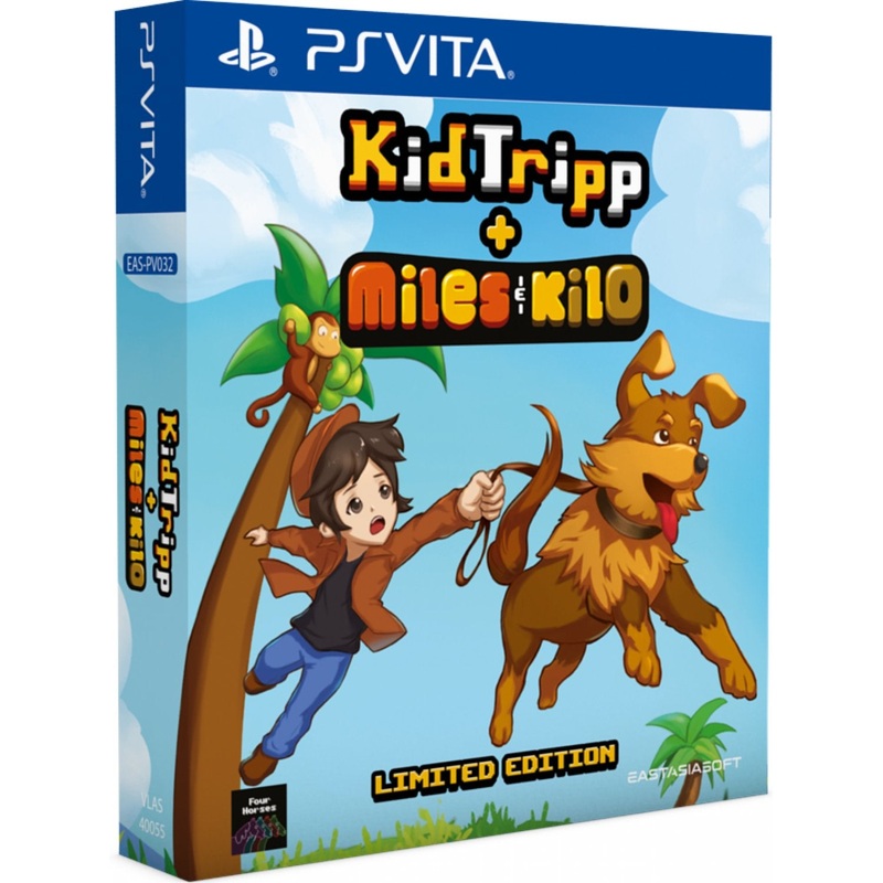 Kid Tripp + Miles & Kilo Collection Limited Edition Import PS Vita Used