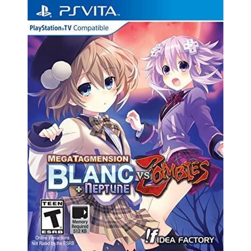 Megatagmension Blanc And Neptune VS Zombies PS Vita Used
