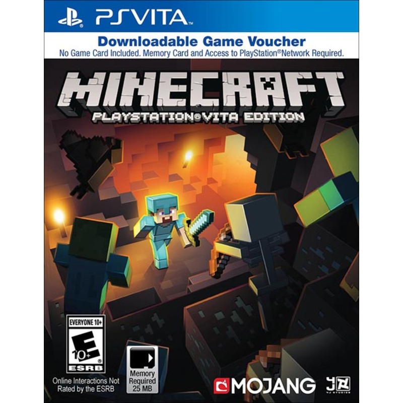 Minecraft Original Case Only Game or DLC Not Included PS Vita Used