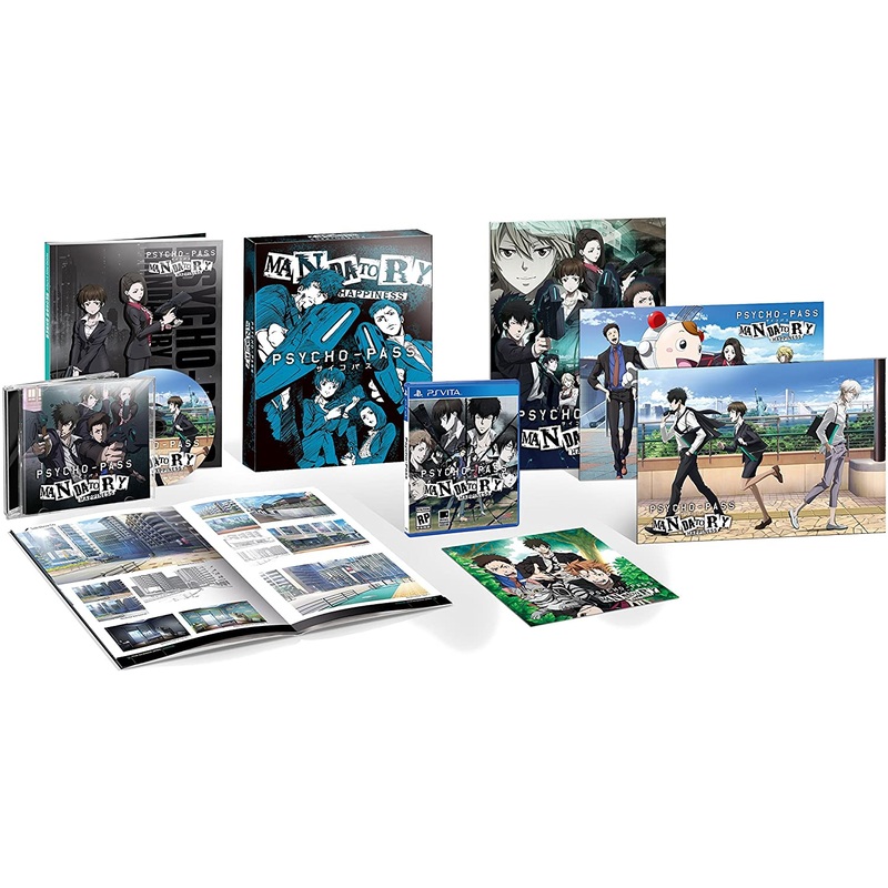 Psycho Pass Mandatory Happiness Limited Edition Vita Used