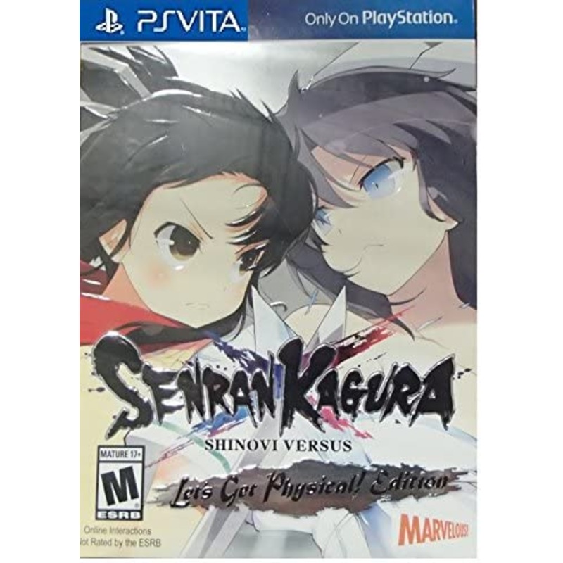 Senran Kagura Shinovi Versus Lets Get Physical Limited Edition Vita Used