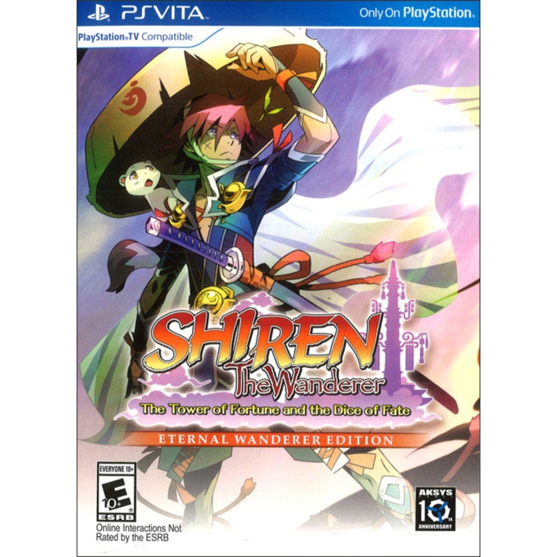 Shiren Wanderer The Tower Of Fortune And The Dice Of Fate Vita Used