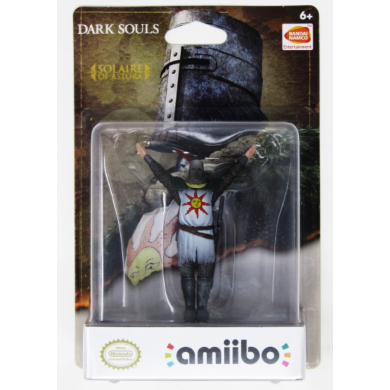 Amiibo Dark Souls Solaire Of Astoria (crease in cardboard) New