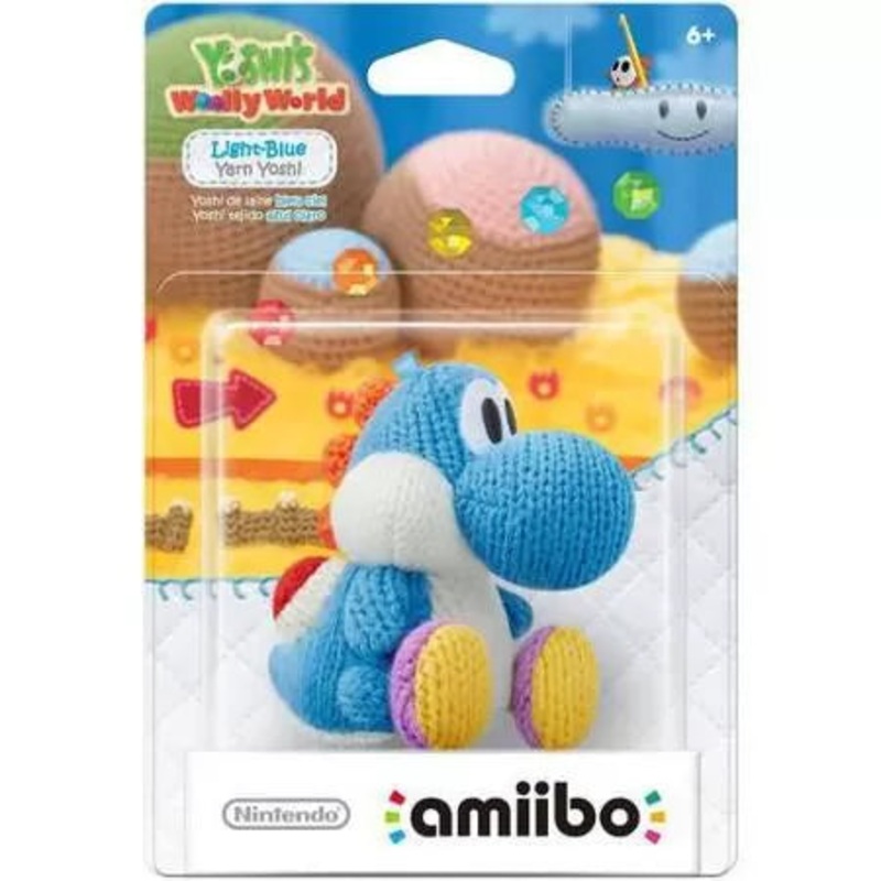 Amiibo Yoshis Woolly World Yarn Yoshi Blue New
