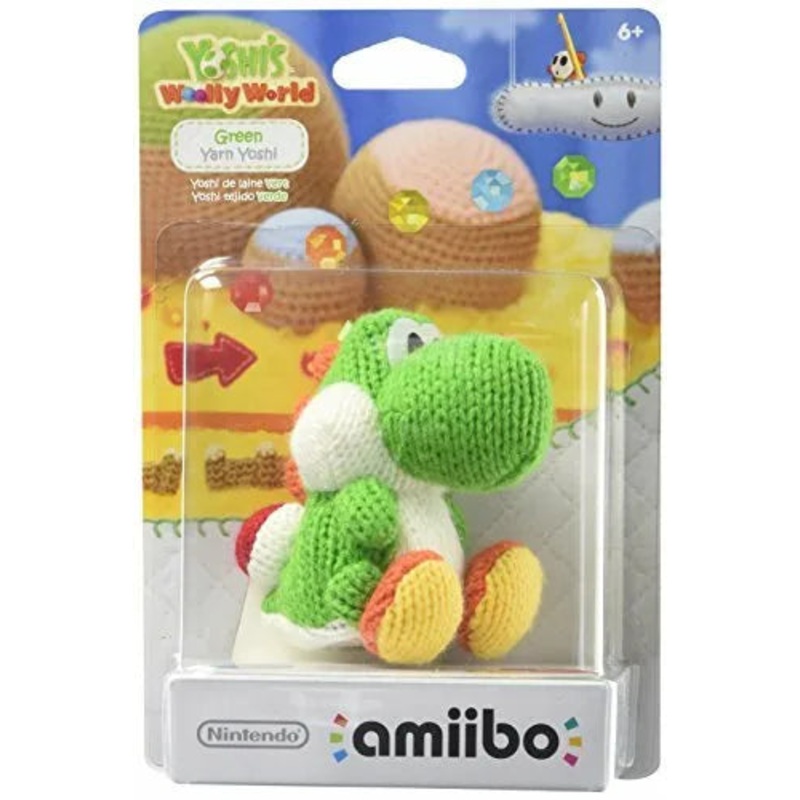 Amiibo Yoshis Woolly World Yarn Yoshi Green New