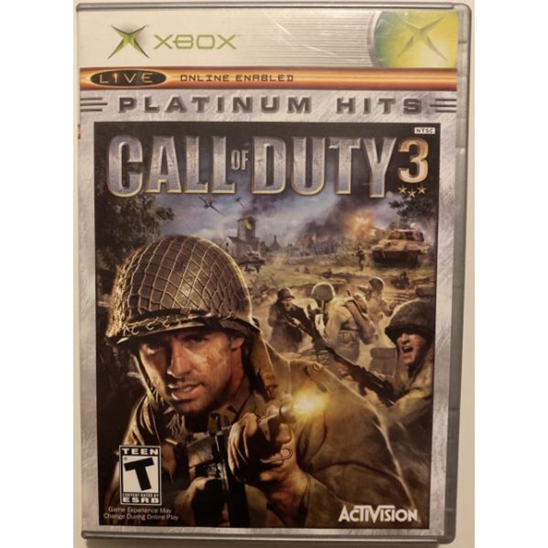 Call Of Duty 3 Platinum Hits NTSC Xbox Used