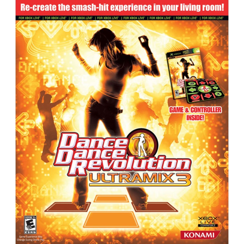 Dance Dance Revolution Ultramix 3 Bundle Game And Mat NTSC Xbox Used
